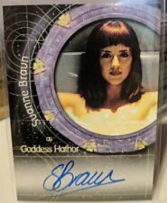 Stargate SG-1 Season 4 Suanne Braun A10 Autograph Card as Goddess Hathor 2002  picture