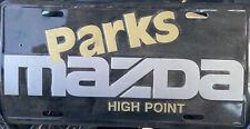 Vintage Parks Mazda high point car tag plate  nc picture