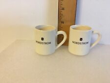 Nordstrom Christmas Ornament Mini Coffee Mug almost 2” high,  Set of 2 picture