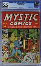 Mystic Comics v1 #3 CGC 5.5 Timely 1940 Alex Schomburg Bondage Torture Cover picture