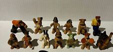 VINTAGE 1950'S HAND CARVED WOODEN DOG ORCHESTRA - BY HIRACYO IN JAPAN (READ DESC picture