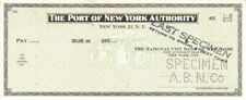 Port of New York Authority - American Bank Note Company Specimen Checks - Americ picture
