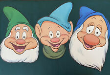 3 1967 Snow White Masks Milk Shake Mix 7 Dwarves Walt Disney Prod. & Foremost picture