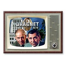 Dragnet TV Show Retro 3.5 inches x 2.5 inches Steel Fridge Magnet picture