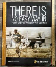 US Marine Corp Recruitment Poster “No Easy Way” picture