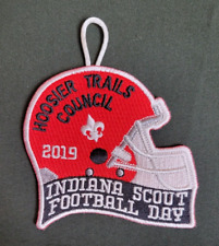 Hoosier Trails Council 2019 Indiana Scout Football Day Patch picture