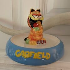 Garfield Eating Ceramic Candy Dish (PAWS by Westland Giftware, 15960) picture