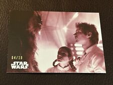 2019 Topps Star Wars Empire Strikes Back Black & White Red Hue /10 Card 102 NM picture