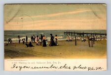 Erie PA-Pennsylvania, Watching The Surf, Scenic Park, Vintage Postcard picture