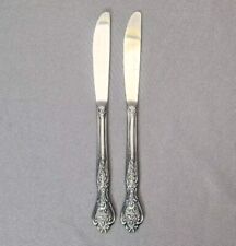 Vintage Normandy Rose Butter Knives Stainless Steel Flatware 9