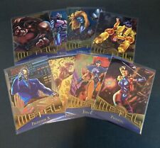 1995 Fleer Marvel Metal 8 Card Lot 82, 97, 98, 99, 101, 110, 111, 112 picture