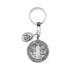 St Benedict Medals With St Christopher KeychainSaint Benedict With St Christo... picture