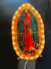 Light Up Lady Of Guadalupe Light Virgen De Guadalupe Flashing 80 LED Vigen Mary picture