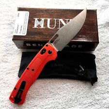 Benchmade Taggedout 15535 Hunting Knife with Orange G10 Handle picture