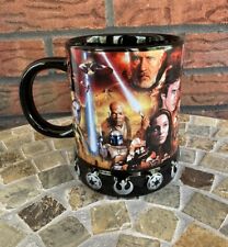 Giant 2010 Star Wars Mug Galerie 24 Ounce Large Coffee Cup Black Dishwasher Safe picture