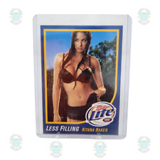 2003 Kitana Baker Miller Lite Catfight Girls Trading Card Beer picture