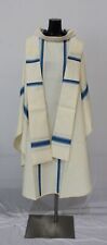 Alba Tomasz Wozny Men's Formal Embroidered Chasuble Robe EJ1 Blue Size 3 picture