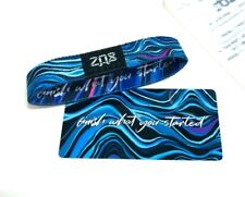 ZOX **FINISH WHAT YOU STARTED** Large Single New IN PKG Wristband w/Card picture