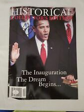 Barak Obama Autographed Inauguration Magazine With Certification picture