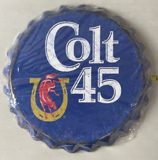 Colt 45 Beer Bottle Cap Tin Sign 16