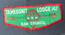 OA Flap Lodge 147 Tamegonit Red Border Kaw Council F-4? picture