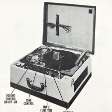 Vintage Original 1951 Recordio Tape Recorder 1C-10 Wire Schematic Service Manual picture