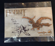 The Hobbit An Unexpected Journey WETA Smaug dragon pin brooch bronze color NIP picture