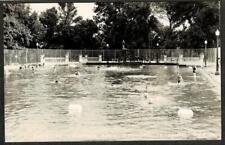 Real Photo Riverside Swimming Pool Estherville Iowa RPPC 1940 picture
