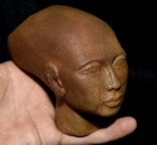 ANTIQUE PHARAONIC HEAD OF QUARTZ Ancient Akhenaten's Daughter Rare Antiques BC picture