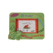 LAST ONE Fanciful Frogs OLD CROAKER Ceramic Frog Photo Frame 4x6 Photo  picture