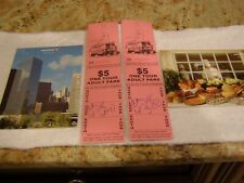  2 Swissotel POSTCARDS - Vintage Chicago Motor Coach Tickets - Tour of Chicago  picture