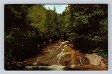 NC-North Carolina, Sliding Rock On Looking Glass Creek, Vintage Postcard picture