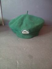 Vintage 1960’s GIRL SCOUTS BERET HAT Kangol 100% WOOL UNIFORM Green Small picture