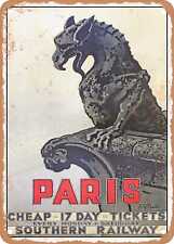 METAL SIGN - 1936 Paris Southern Railway Vintage Ad picture