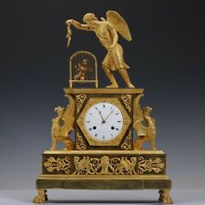 Jean-Louis Rouvière a Paris, 1805 Empire ormolu bronze mantel clock 