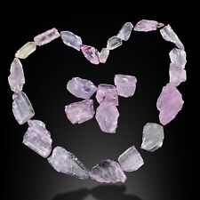 Natural Transparent Pink Kunzite Crystals Lot 24 Pieces 152g From Afghanistan. picture