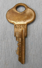 Vintage Old Antique 1930-31 Ford BASCO Brass Ignition Key # A1451 picture