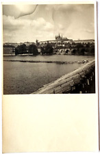 Vintage Postcard Czechoslovakia September 1947 Picture of Prague RPPC picture