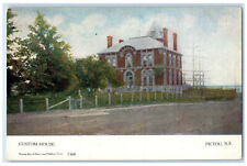 c1910 Custom House Pictou Nova Scotia Canada Antique Unposted Postcard picture