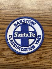 Santa Fe Railroad Barstow Classification Yard Patch NOS Vintage picture