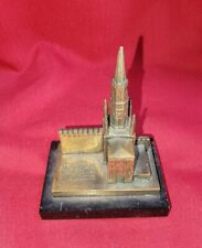 Rare Russian Building St. Nicholas Tower Brass Architectural 3.5”T 2” 1960  picture