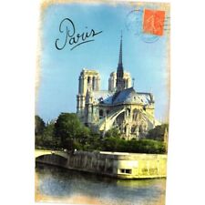 Paris France Apse Square de l'Archeveche Notre Dame Postcards Travel Unposted picture
