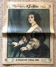 WoW ORIGINAL 1902 The SUNDAY BULLETIN San Francisco, California newspaper RARE picture