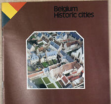 1977 Vintage Booklet Belgium Historic Cities Maps Restaurants Bruges Brussels picture
