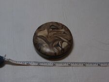 makeup mirror compact vintage marble look brass ? powder hinge issues antique ~ picture