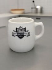 Set of 3 Vintage White Castle Coffee Mugs with Ashtray Bottom 3 1/2