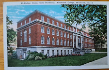 MONMOUTH COLLEGE  in  ILLINOIS  Girls Dormitory     Vintage Postcard picture