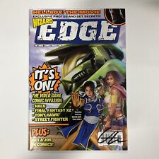 WIZARD EDGE INDIE COMICS MAGAZINE HALO COVER SIGNED GREG HORN NM NEAR MINT picture