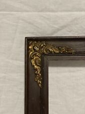 ANTIQUE FITs 10”x12” ARTS & CRAFTS AESTHETIC VICTORIAN TIGER OAK PICTURE FRAME picture