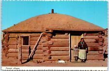 Postcard - Navajo Indian Hogan picture